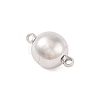 Non-Tarnish 304 Stainless Steel Magnetic Clasps X-STAS-K006-14mm-04C-2