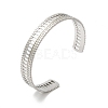 Non-Tarnish 304 Stainless Steel Bangles BJEW-L682-030P-3