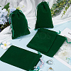 Velvet Jewelry Drawstring Gift Bags ABAG-BBC0001-10C-05-4