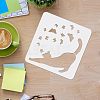 PET Hollow out Drawing Painting Stencils Sets DIY-WH0172-377-3