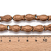 Electroplate Glass Beads Strands EGLA-T025-03F-4