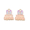 Easter Alloy Enamel Pendants ENAM-I055-01KCG-07-1