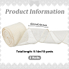 10 Yards Burlap Ribbons SRIB-WH0026-11A-2