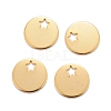 201 Stainless Steel Charms STAS-K217-31G-3
