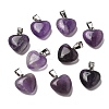 Natural Amethyst Pendants G-I311-A18-1