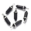 Synthetic Blue Goldstone Pointed Pendants G-F295-03H-1