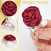 Cloth Flower Brooch JEWB-WH20001-03B-5