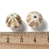 Vintage Porcelain Pumpkin Beads PORC-L080-A13-3