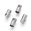 Tarnish Resistant 304 Stainless Steel Cord Ends LS-STAS-F232-01G-P-1
