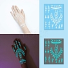 Luminous Removable Temporary Water Proof Tattoos Paper Stickers PW-WG69616-10-1