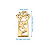 Open Back Bezel Pendants X-PALLOY-TAC0010-08KCG-8