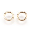 Long-Lasting Plated Brass Open Jump Rings KK-WH0028-01G-C-2