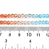 Gradient Color Baking Paint Glass Bead Strands DGLA-A039-T2mm-A016-5