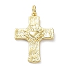Rack Plating Eco-Friendly Brass Pendants X-KK-Z036-03G-1