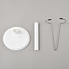 304 Stainless Steel Adjustable Height Doll Stands FIND-WH0260-44B-01-2