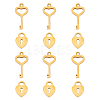304 Stainless Steel Charms STAS-UN0012-02G-1