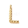 316 Surgical Stainless Steel Pendants & Charms STAS-D031-01L-1