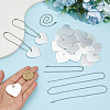 50Pcs Aluminum Big Pendants ALUM-OC0010-01A-3