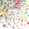 300Pcs 3 Styles Opaque Acrylic Beads MACR-SP0002-05-1