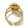 Ion Plating(IP) 304 Stainless Steel Open Cuff Rings RJEW-C079-13G-4