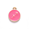 Alloy Enamel Pendants X-ENAM-S124-01A-03F-2