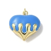 Rack Plating Brass Enamel Pendants KK-S366-05G-04-1