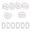 6Pcs 925 Sterling Silver Hollow Initial Beads STER-TA0001-53D-1