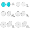 925 Sterling Silver Studs Earrings Finding STER-PH0002-75-1