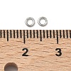 Tarnish Resistant 304 Stainless Steel Open Jump Rings X-STAS-Q186-02-3x0.6mm-4