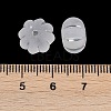 Frosted Transparent Acrylic Beads X1-OACR-P029-03B-06-4