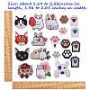 20Pcs 20 Style Computerized Embroidery Cloth Iron on/Sew on Patches DIY-SZ0006-59-2