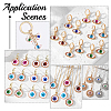 36Pcs 9 Styles Halloween Translucent Resin Decoden Cabochons CRES-WR0001-01-6