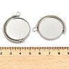Zinc Alloy Pendant Cabochon Settings FIND-NH0001-13B-P-3