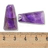 Natural Amethyst Pendants G-G123-02G-3