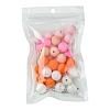 35Pcs Food Grade Eco-Friendly Silicone Focal Beads SIL-FS0001-22B-6