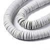 Flat Round Handmade Polymer Clay Beads CLAY-R067-12mm-39-4