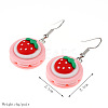 Food Theme Resin Dangle Earrings FS-WGC167F-10-1