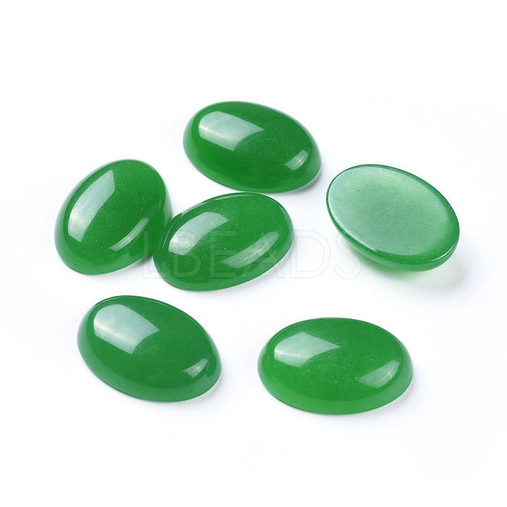 Natural White Jade Cabochons - Lbeads.com