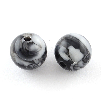 Opaque Acrylic Beads SACR-R853-8mm-204-1
