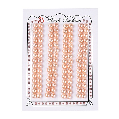 Grade 3A Natural Cultured Freshwater Pearl Beads PEAR-N018-3A-5560B-1