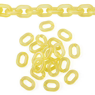 20Pcs Transparent Acrylic Quick Link Connectors OACR-TADJ0001-03K-1