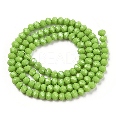 Electroplate Glass Beads Strands LS-EGLA-A034-P8mm-A28-1