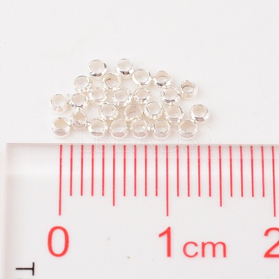 2MM Brass Crimp Beads for Jewelry Making Craft DIY X-E002-S-1