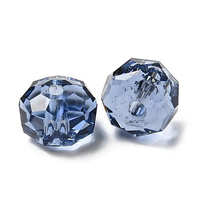 Transparent K9 Glass Beads GLAA-E048-02-22-1