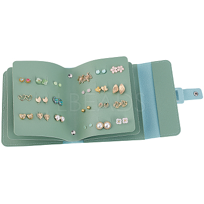 1Pc PU Imitation Leather Earring Storage Bags EDIS-BBC0001-01A-1