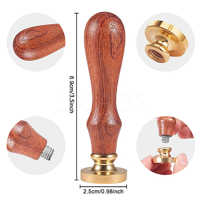 Wax Seal Stamp Set AJEW-WH0208-1185-1
