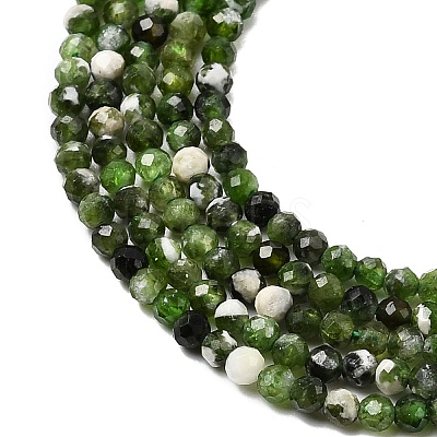 Natural Diopside Beads Strands G-G188-B14-04-1