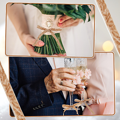 25 Yards Single Face Crushed Velvet Ribbon OCOR-WH0085-32A-1
