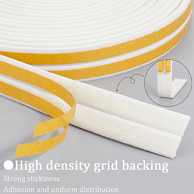 PU Plastic Self-adhesive Sealing Strip AJEW-WH0515-55A-1