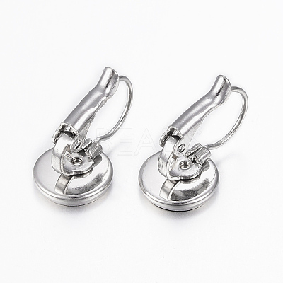 Tarnish Resistant 304 Stainless Steel Leverback Earring Findings STAS-H423-04P-1